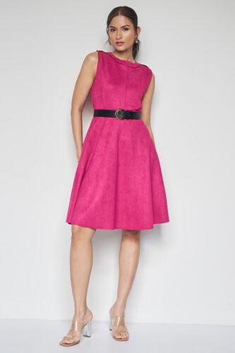 Alexis Dress, Dark Pink, image 2